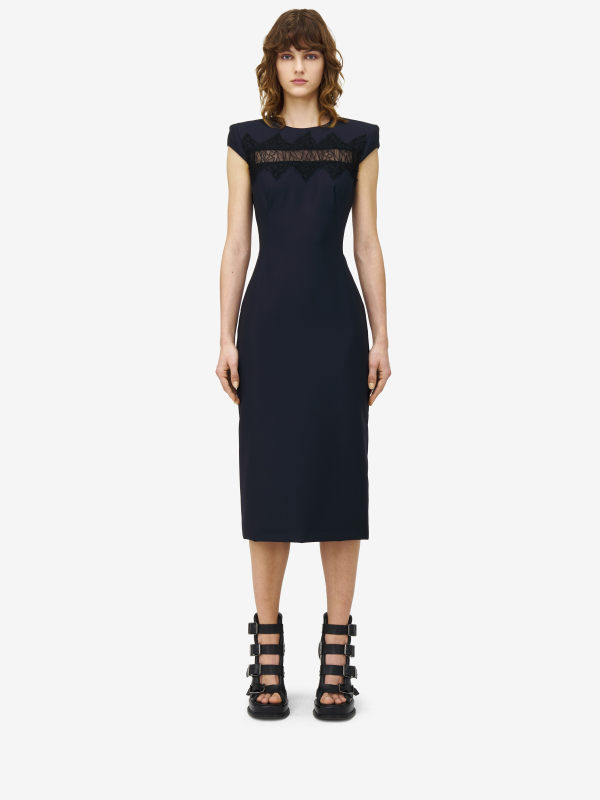 ALEXANDER MCQUEEN - Tailored Pencil Dress - Item 830138QJAEK4100